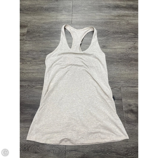 Athletic Tank Top By Lululemon In Taupe, Size: M