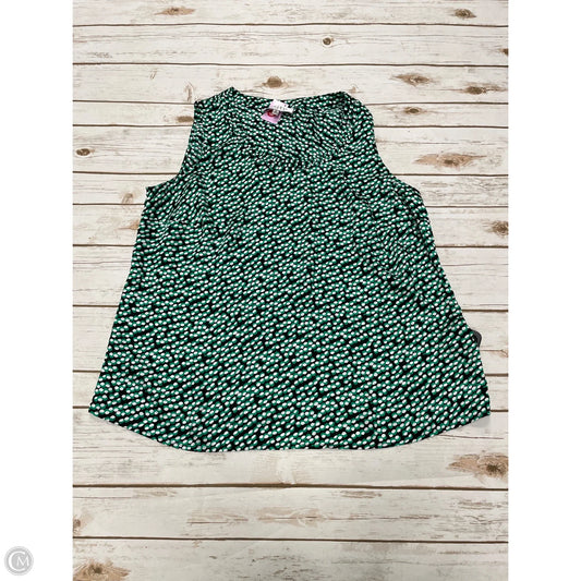 Top Sleeveless By Kasper In Multi-colored, Size: 1x