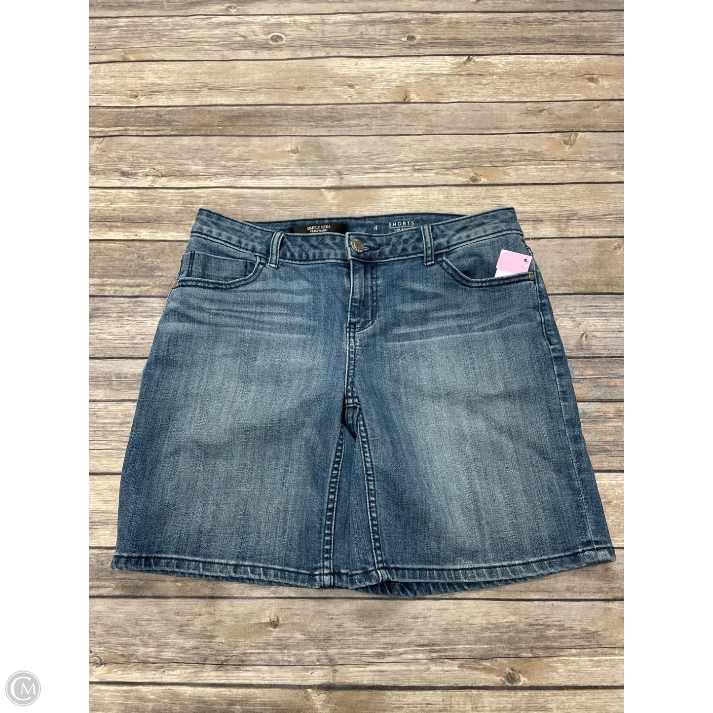 Shorts By Simply Vera In Blue Denim, Size: 4