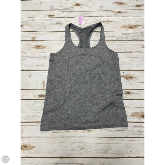Athletic Tank Top By Lululemon In Grey, Size: 6