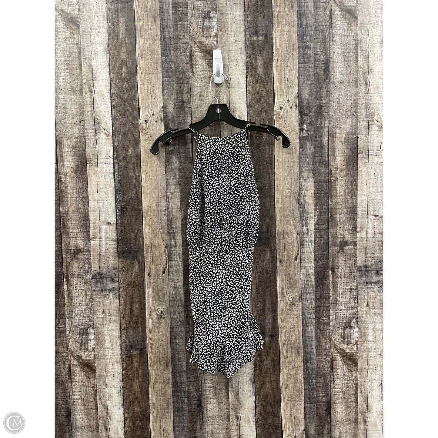 Romper By She + Sky In Black & White, Size: S