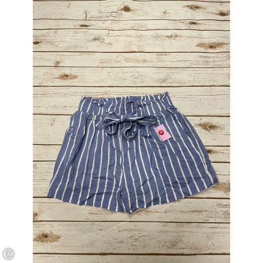 Shorts By Ambiance Apparel In Blue & White, Size: M