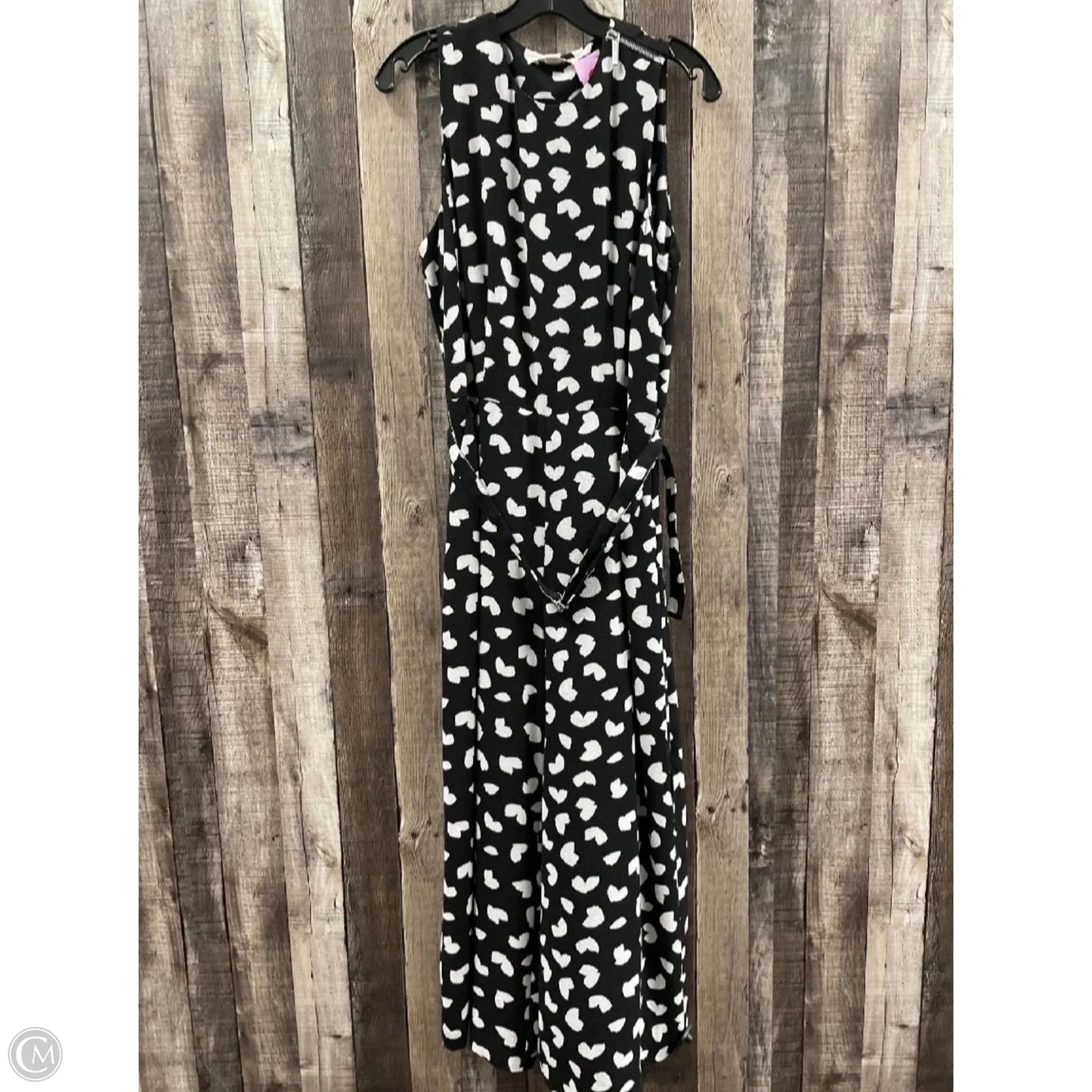 Jumpsuit Designer By Michael Kors In Polkadot Pattern, Size: M