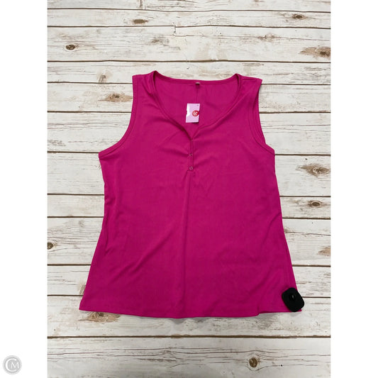 Tank Top By Cme In Pink, Size: Xxl