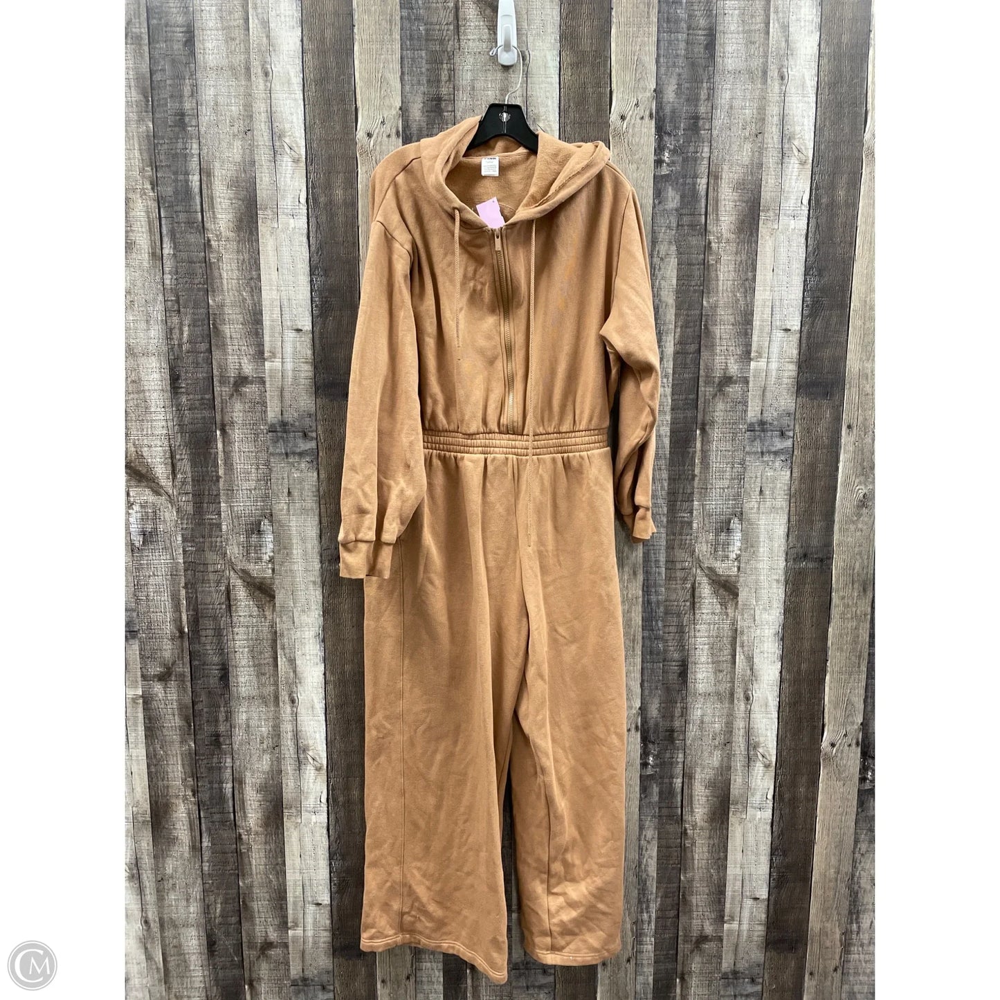 Jumpsuit By Pink In Brown, Size: Xl