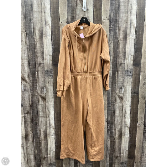 Jumpsuit By Pink In Brown, Size: Xl