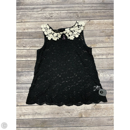 Top Sleeveless By Cme In Black, Size: S