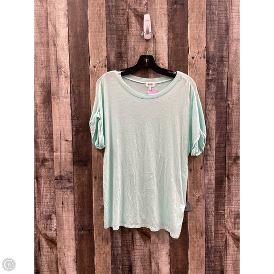 Top Short Sleeve By Bke In Green, Size: S