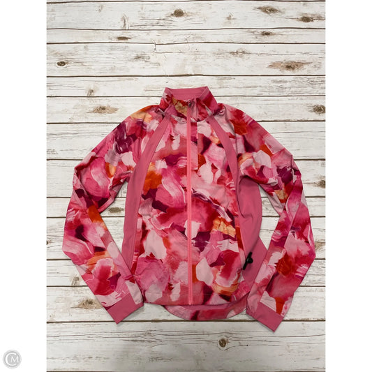 Athletic Jacket By Athleta In Pink, Size: Xxs