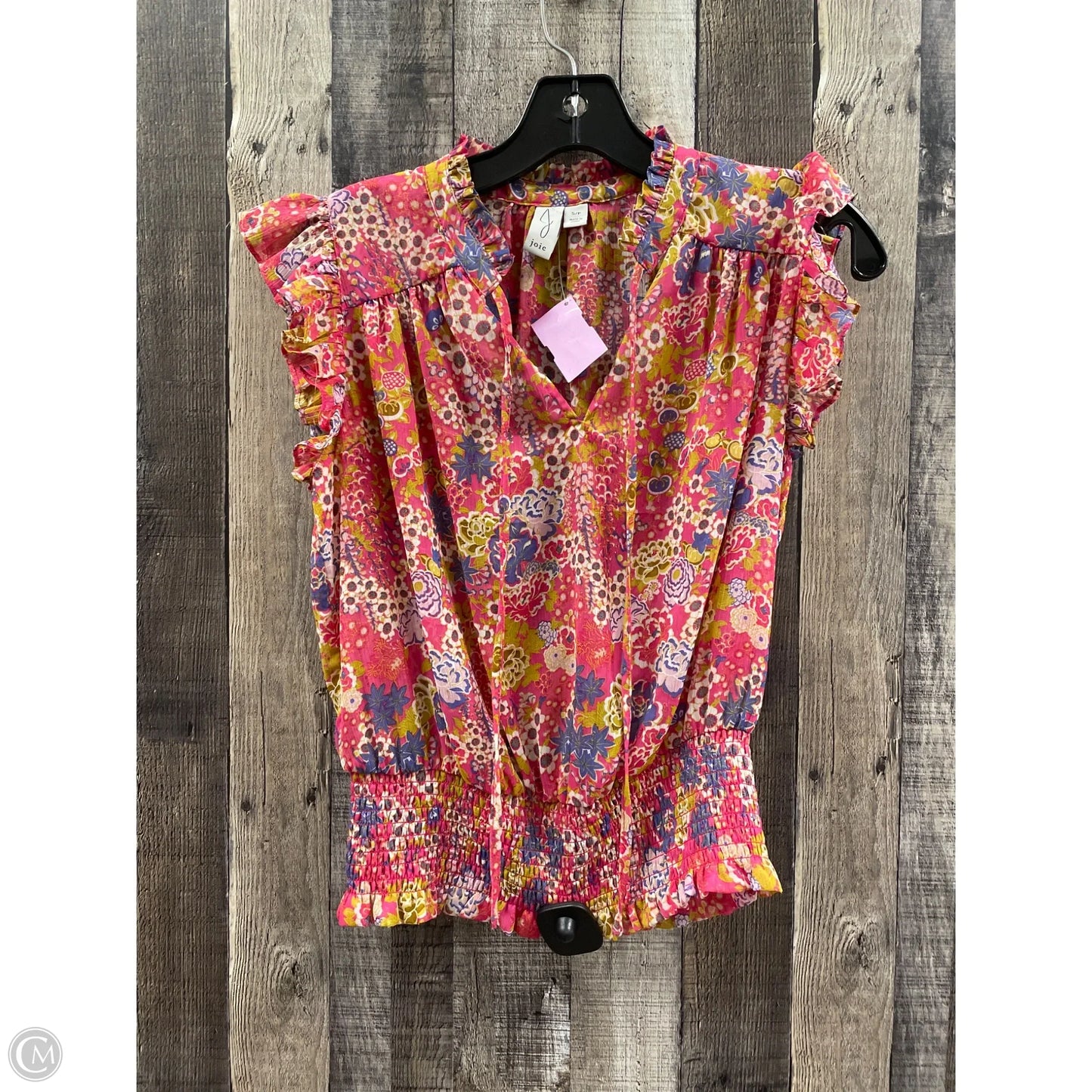 Top Sleeveless By Joie In Multi-colored, Size: S