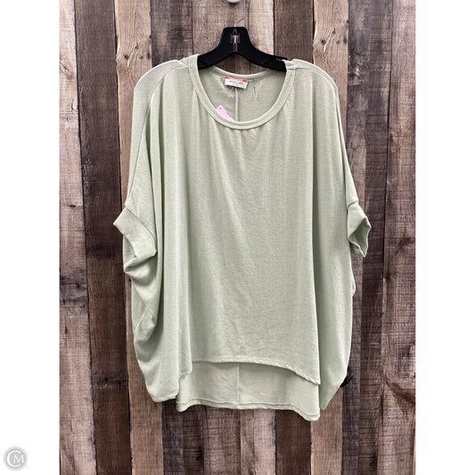 Top Short Sleeve By Andree By Unit In Green, Size: S