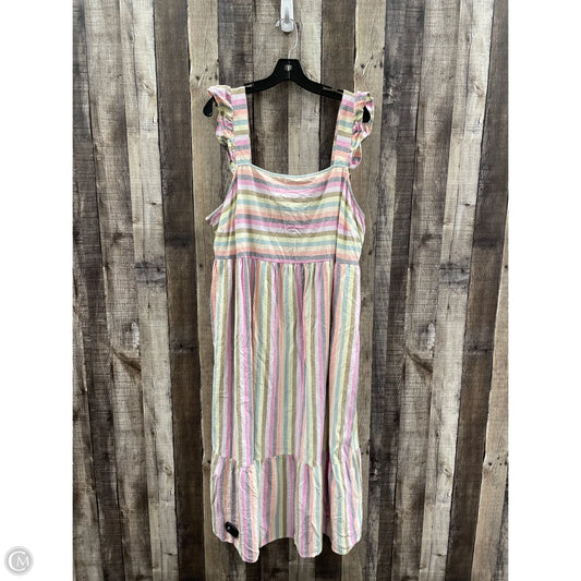 Dress Casual Maxi By Universal Thread In Multi-colored, Size: 2x