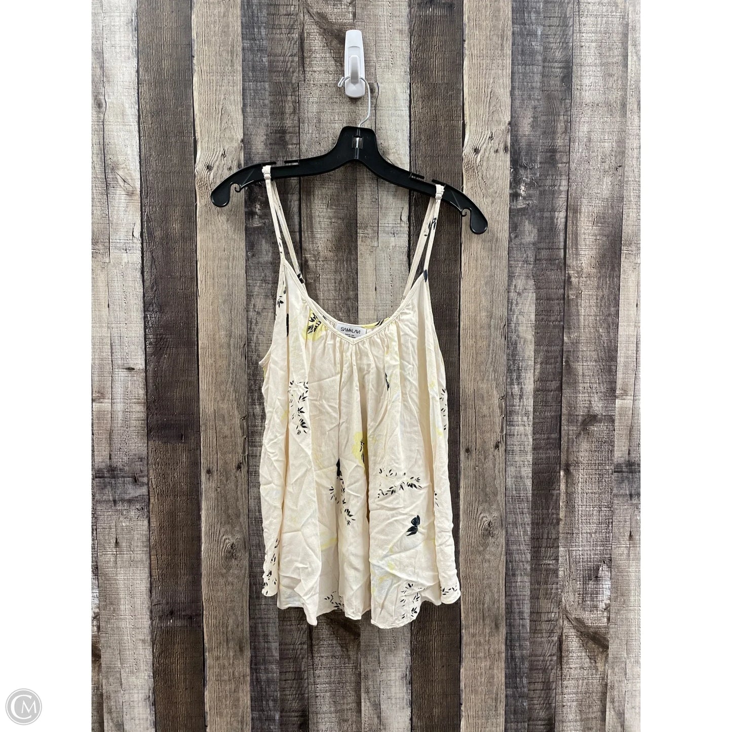 Top Sleeveless By Sam And Libby In Beige, Size: L