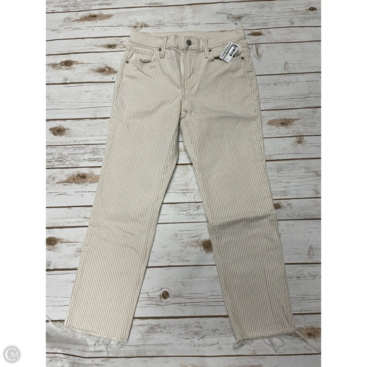 Jeans Boyfriend By Old Navy In Striped Pattern, Size: 2