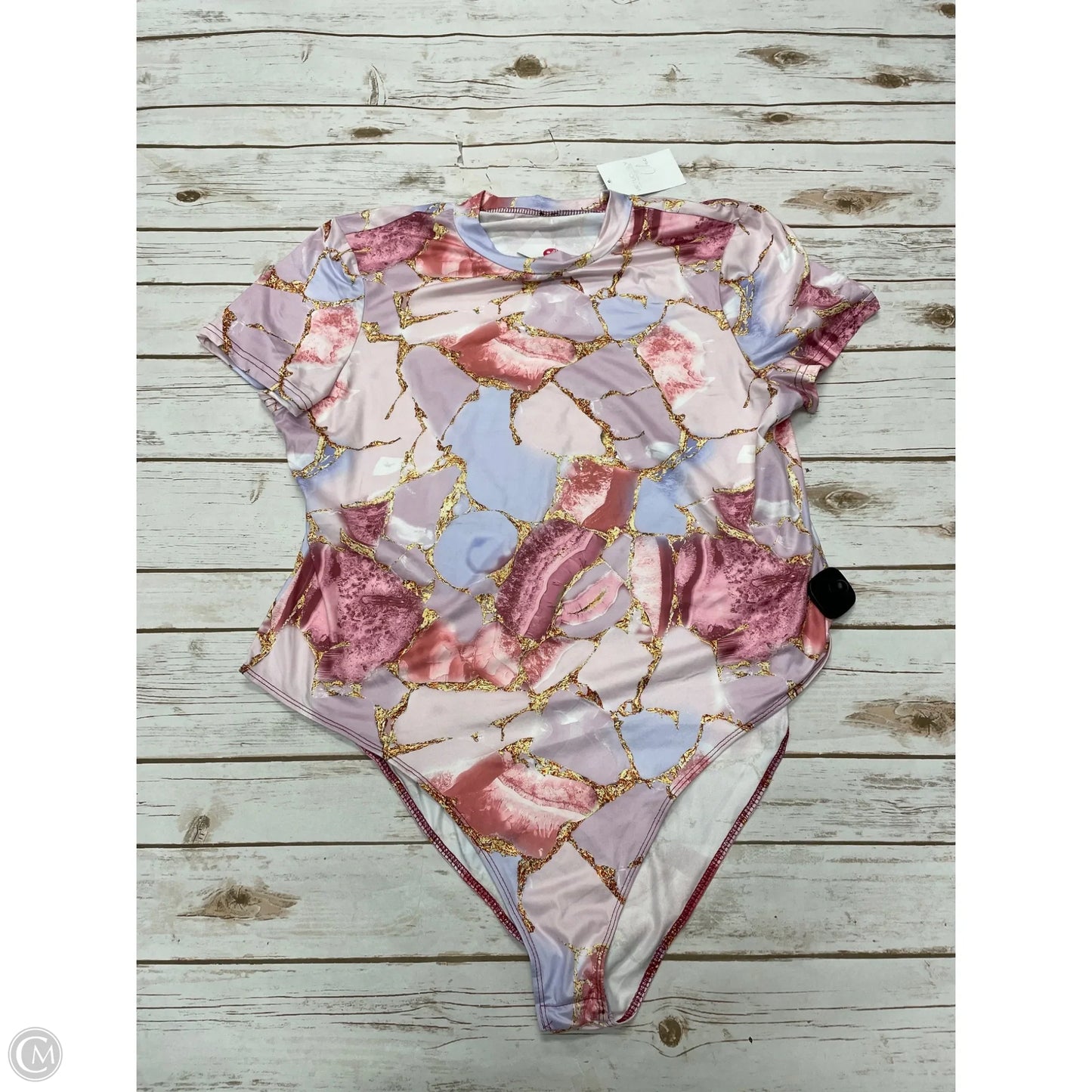 Bodysuit By Cme In Multi-colored, Size: Xl