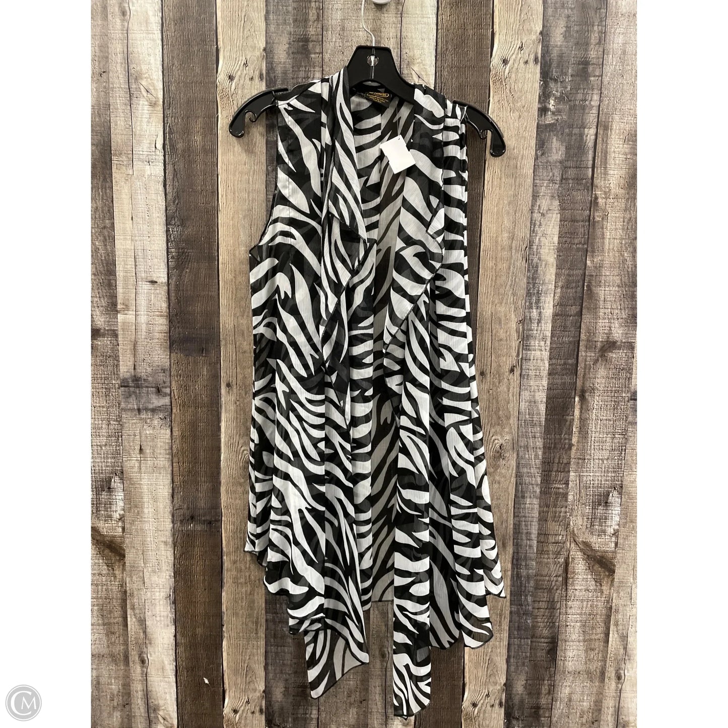 Vest Other By Cme In Zebra Print, Size: Osfm