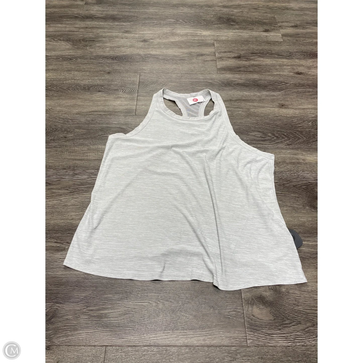Athletic Tank Top By Clothes Mentor In Grey, Size: 2x