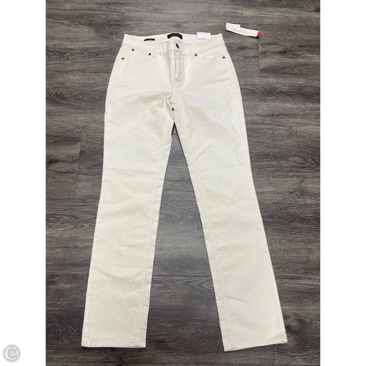Pants Corduroy By Talbots In Ivory, Size: 2