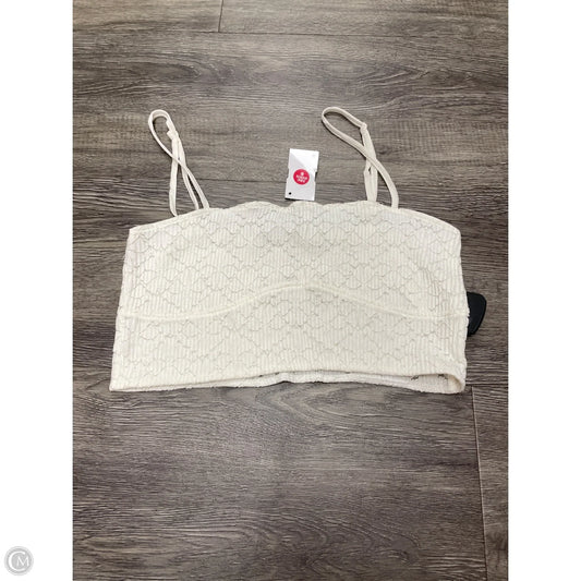 Top Sleeveless By Zara In Ivory, Size: L