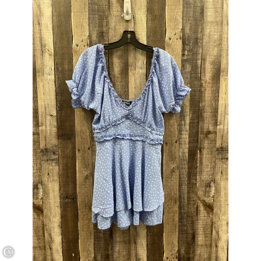 Dress Casual Short By Cme In Blue & White, Size: L