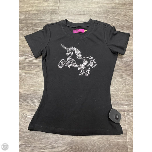 Top Short Sleeve By Cmc In Black, Size: Xs