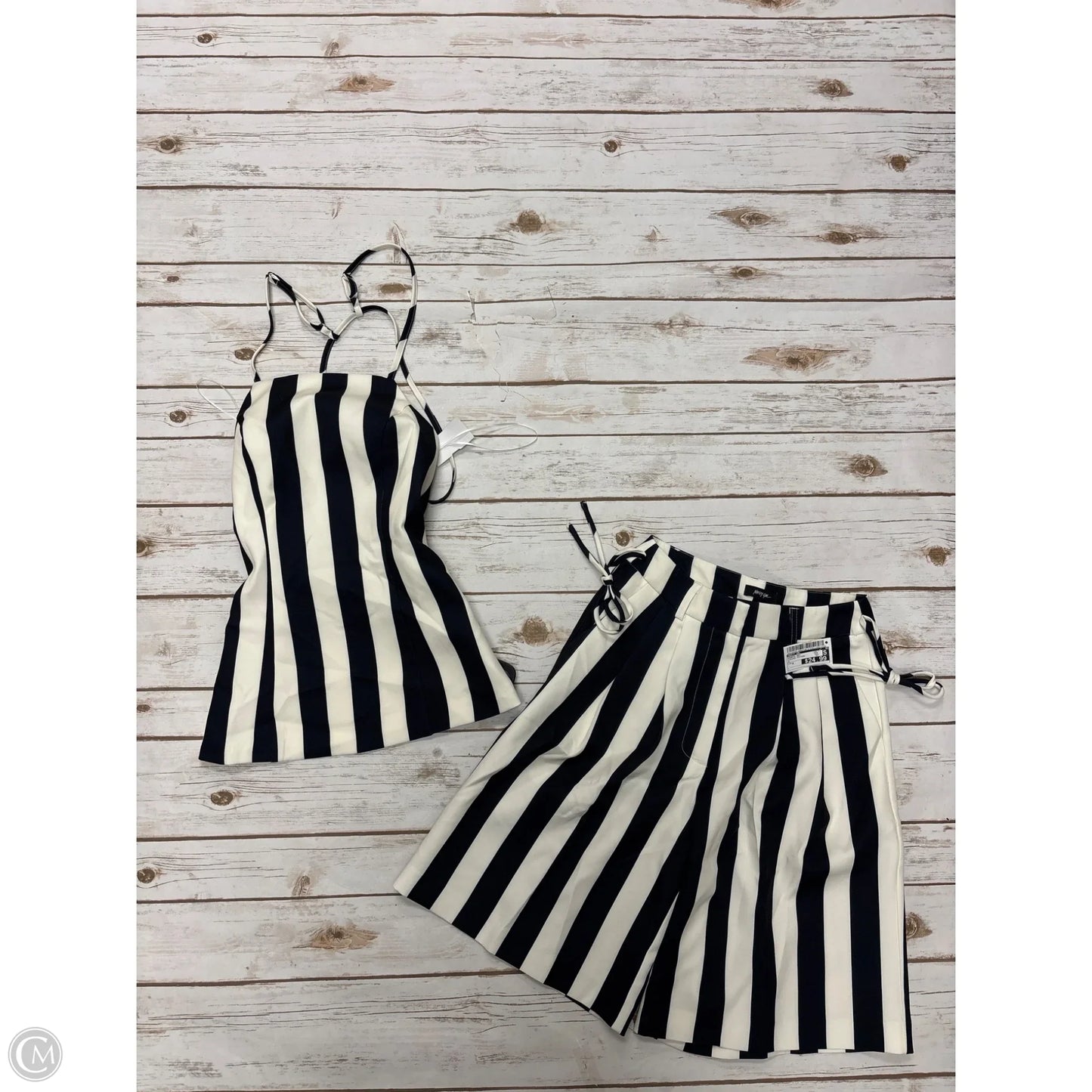 Shorts Set By Nasty Gal In Striped Pattern, Size: 0