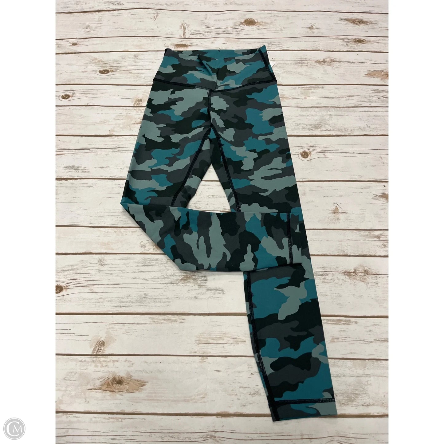 Athletic Leggings By Lululemon In Green, Size: 4