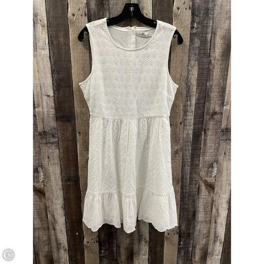 Dress Casual Midi By Vineyard Vines In White, Size: 6