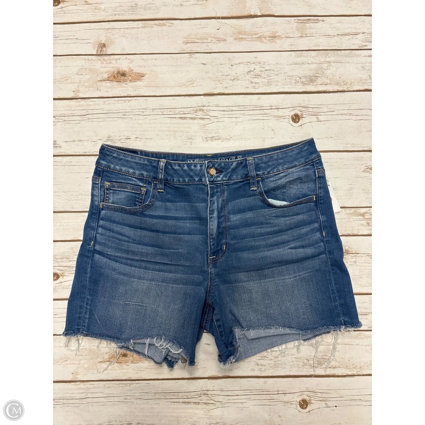Shorts By American Eagle In Blue Denim, Size: 16