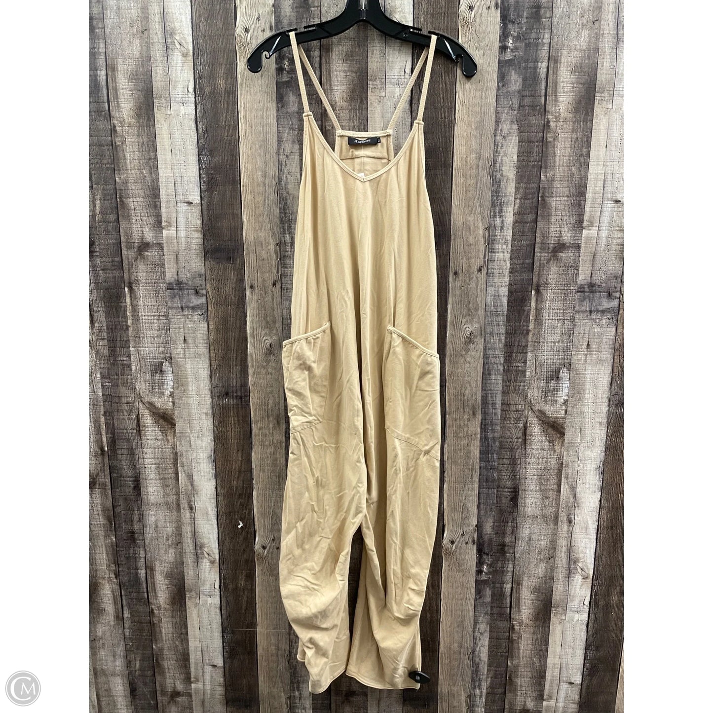 Jumpsuit By Cme In Beige, Size: M