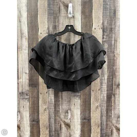 Top Short Sleeve By Cme In Black, Size: M