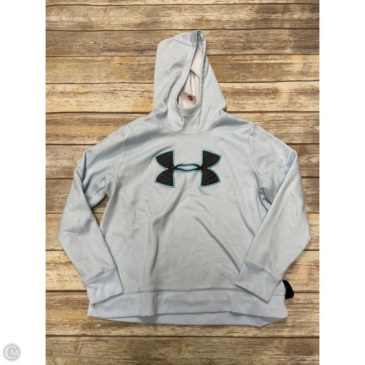 Athletic Sweatshirt Hoodie By Under Armour In Blue, Size: Xl