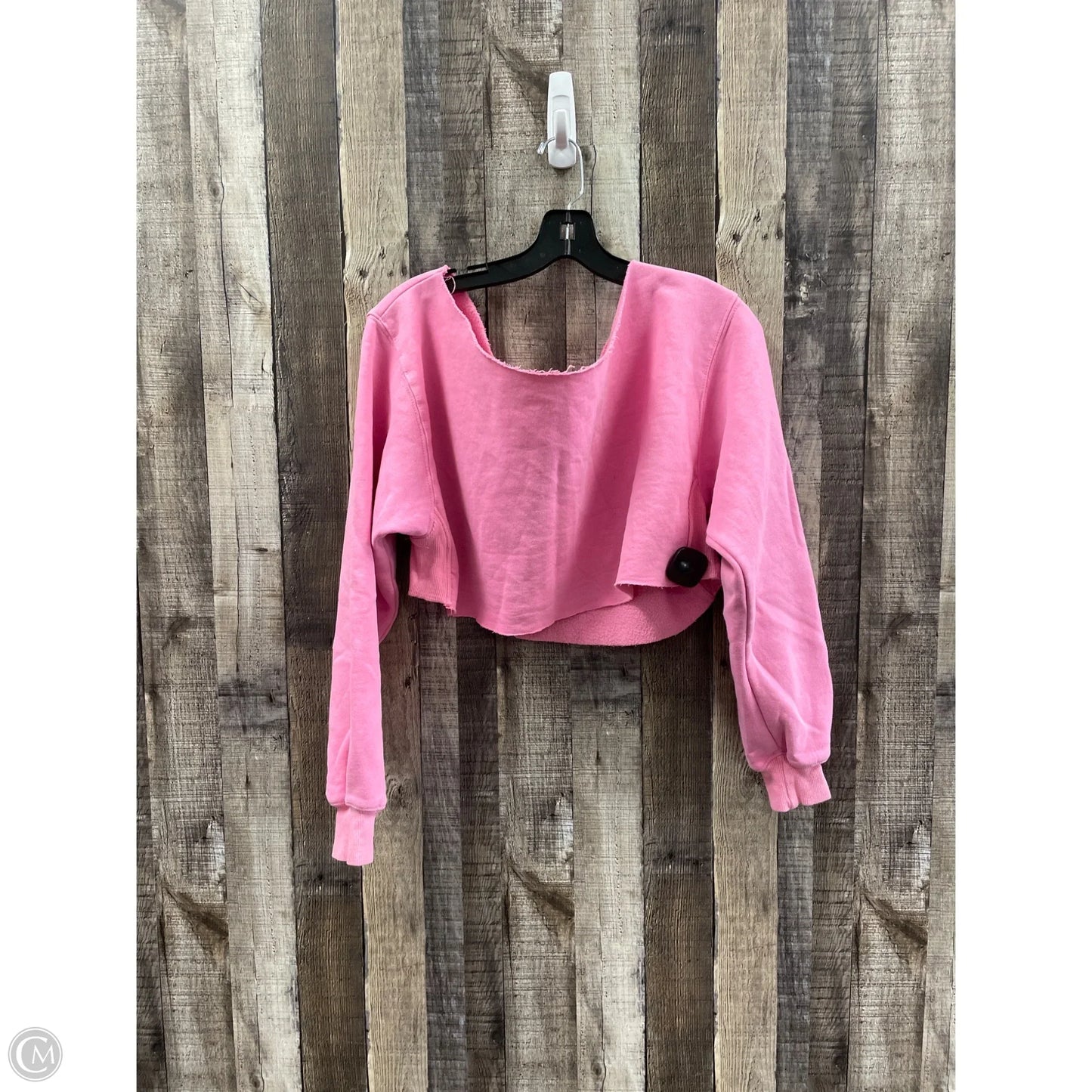Sweatshirt Crewneck By Cmf In Pink, Size: S