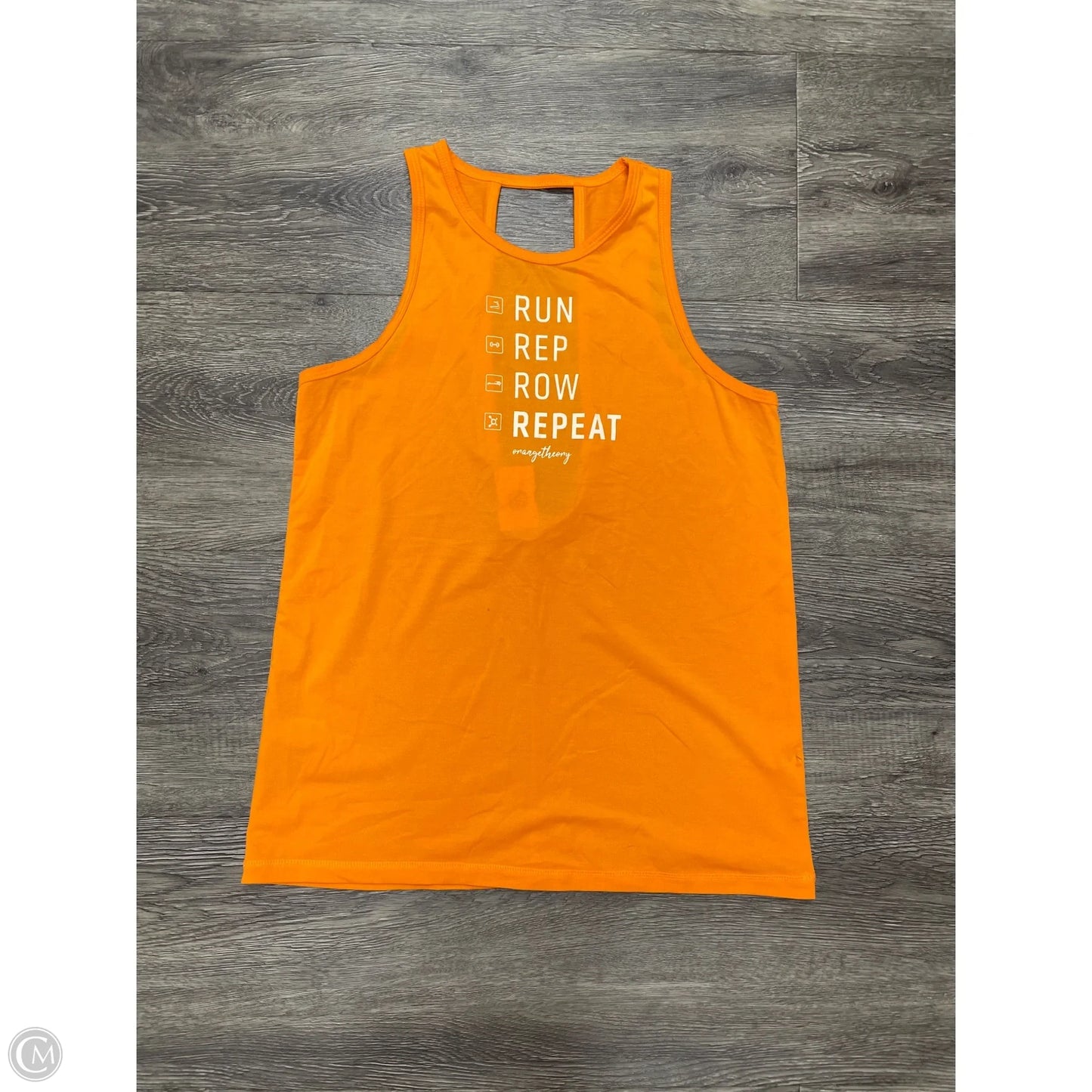 Athletic Tank Top By Cme In Orange, Size: S