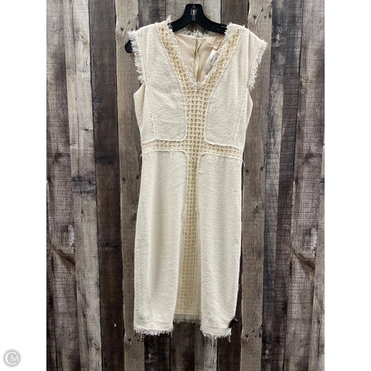Dress Work By Rebecca Taylor In Beige, Size: S