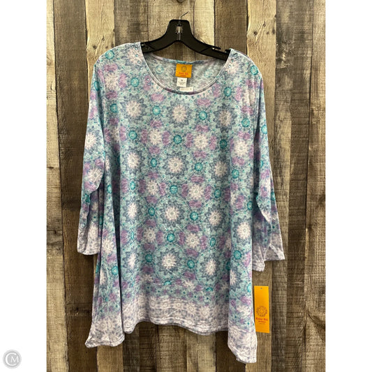Top Long Sleeve By Ruby Rd In Multi-colored, Size: 1x