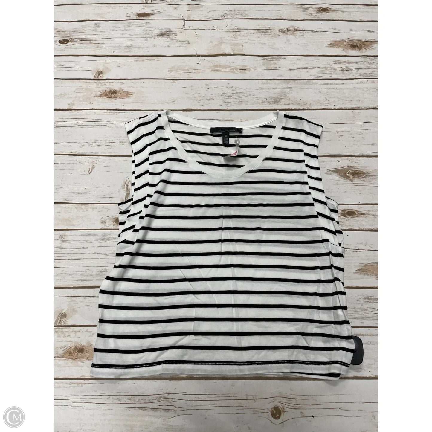 Top Sleeveless By White House Black Market In Striped Pattern, Size: M