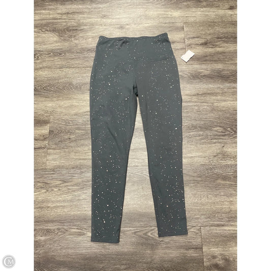 Athletic Leggings By Mta Pro In Green, Size: M