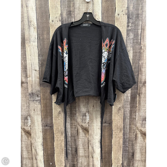 Cardigan By Akira In Black, Size: Xl