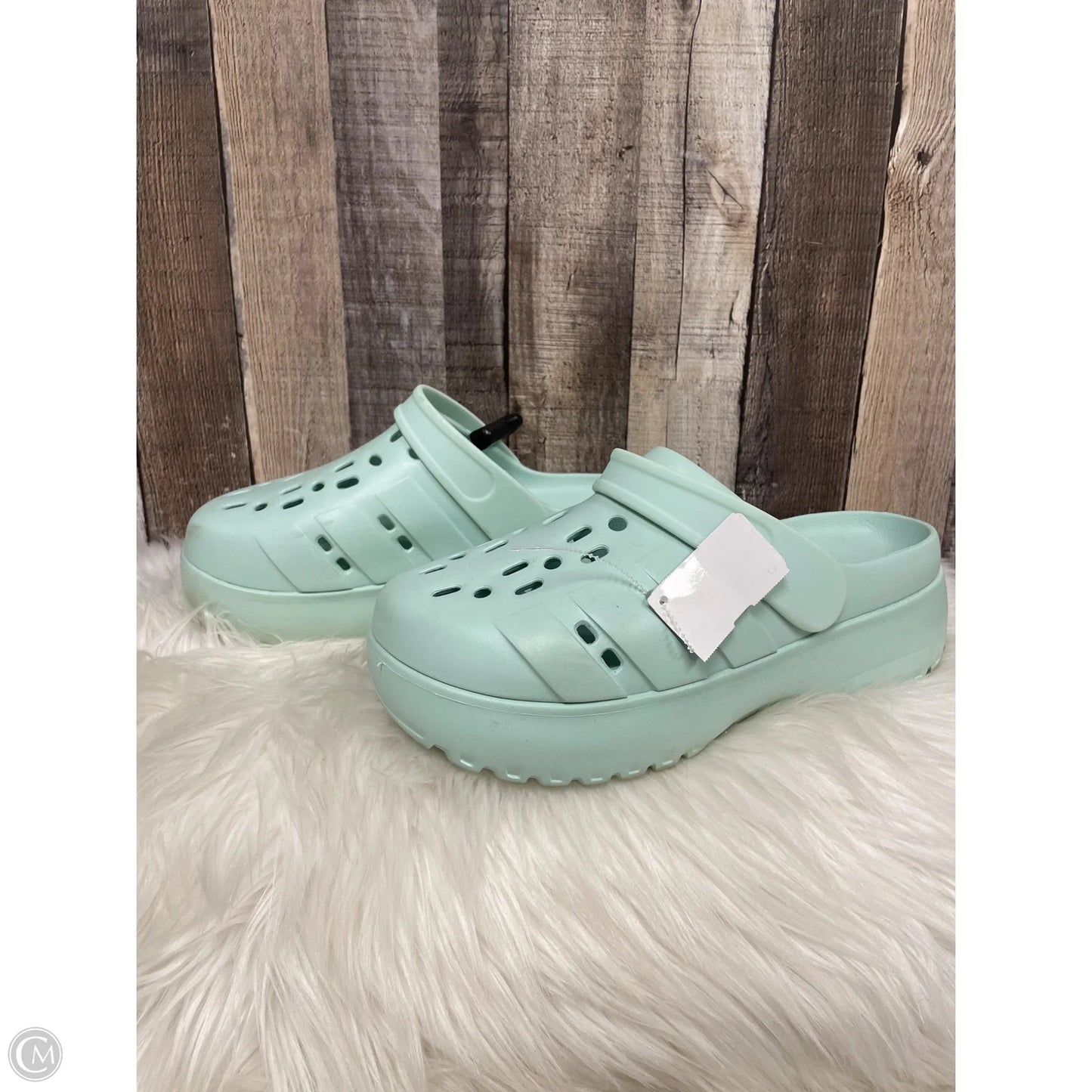 Shoes Heels Platform By Adidas In Green, Size: 11