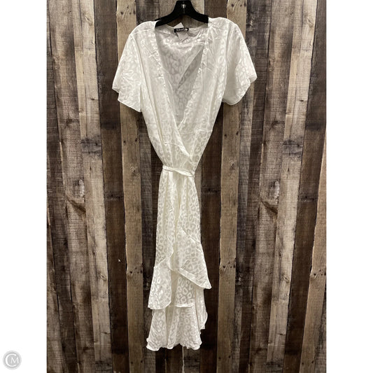 Dress Casual Midi By Cme In White, Size: L