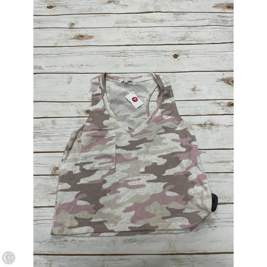 Tank Top By Z Supply In Camouflage Print, Size: S