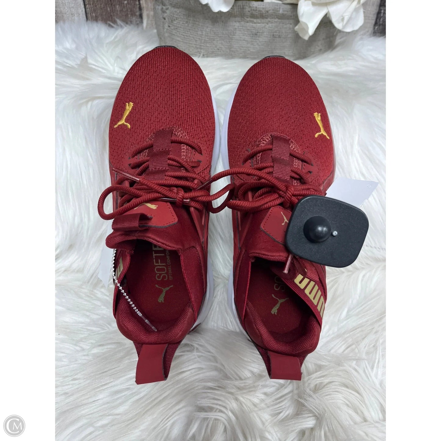 Shoes Athletic By Puma In Maroon, Size: 7