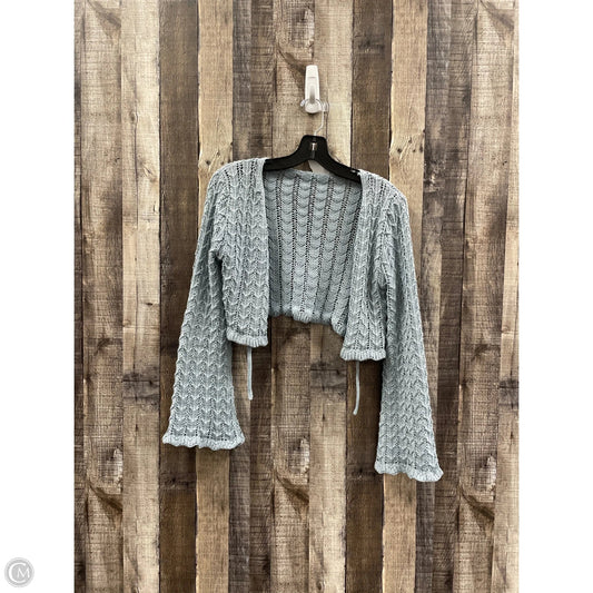 Sweater Cardigan By Shein In Blue, Size: S