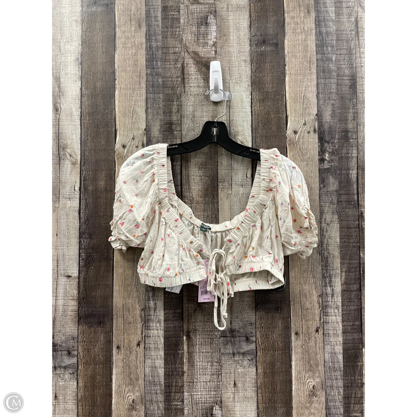 Top Short Sleeve By Wild Fable In Multi-colored, Size: S