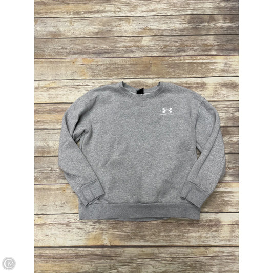 Sweatshirt Crewneck By Under Armour In Grey, Size: S