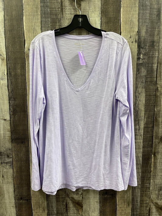 Top Long Sleeve By Lilly Pulitzer In Purple, Size: L