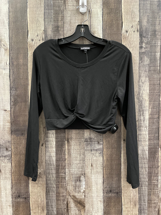 Top Long Sleeve By Express In Black, Size: M