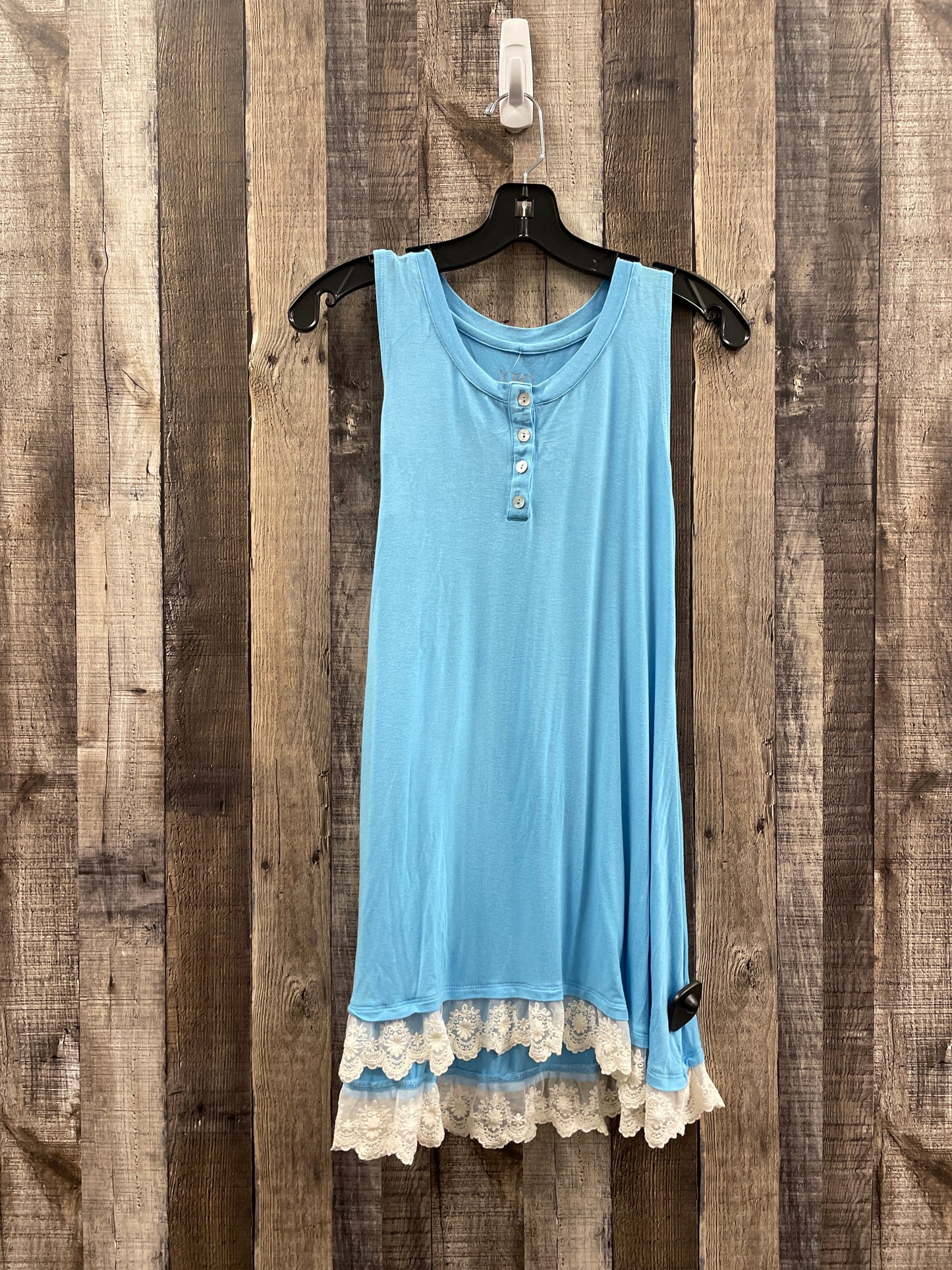 Blue Tunic Sleeveless Logo, Size S