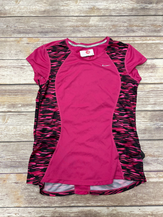 Pink Athletic Top Short Sleeve Nike, Size M